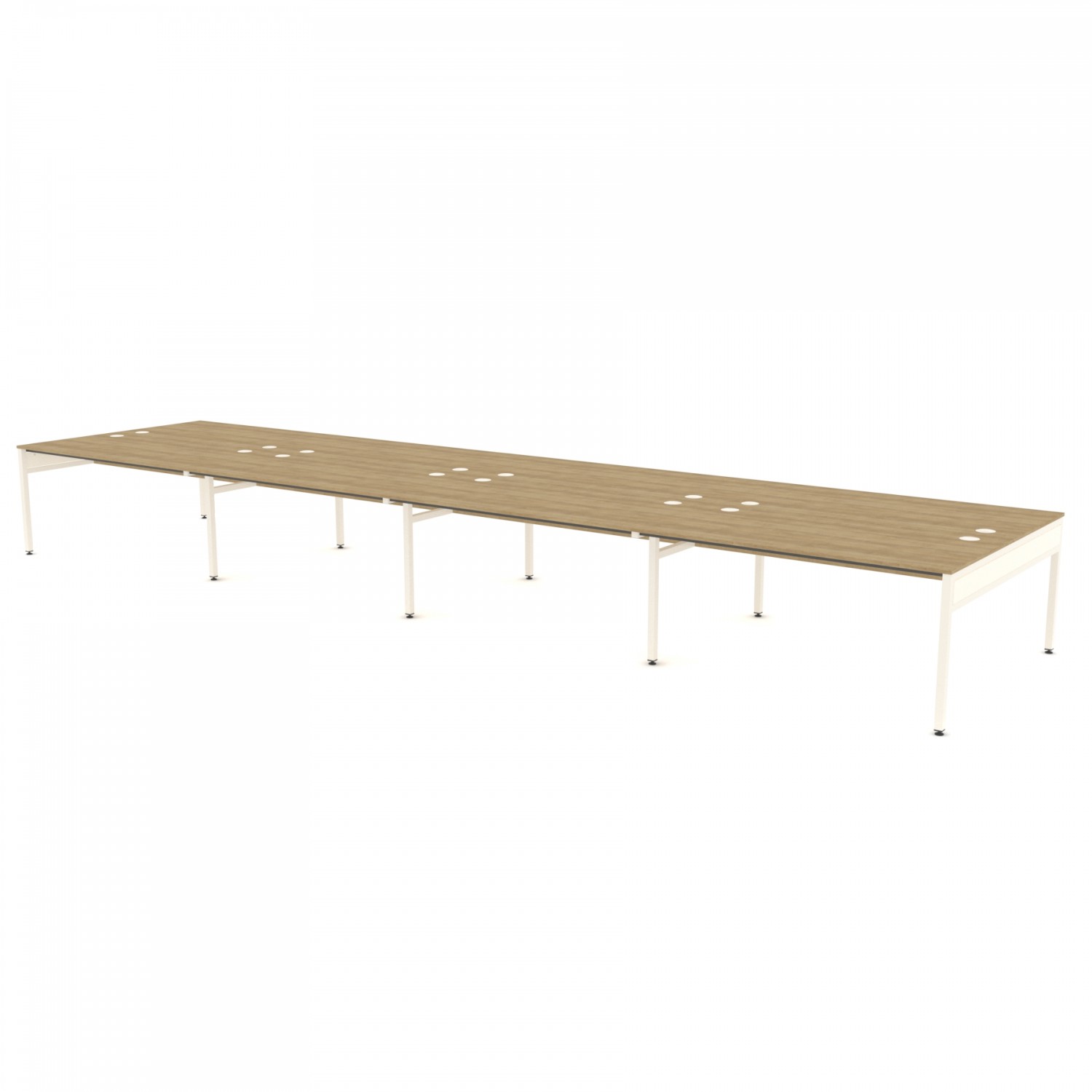 Libra Rectangular Eight Bench (Back to Back) Desk