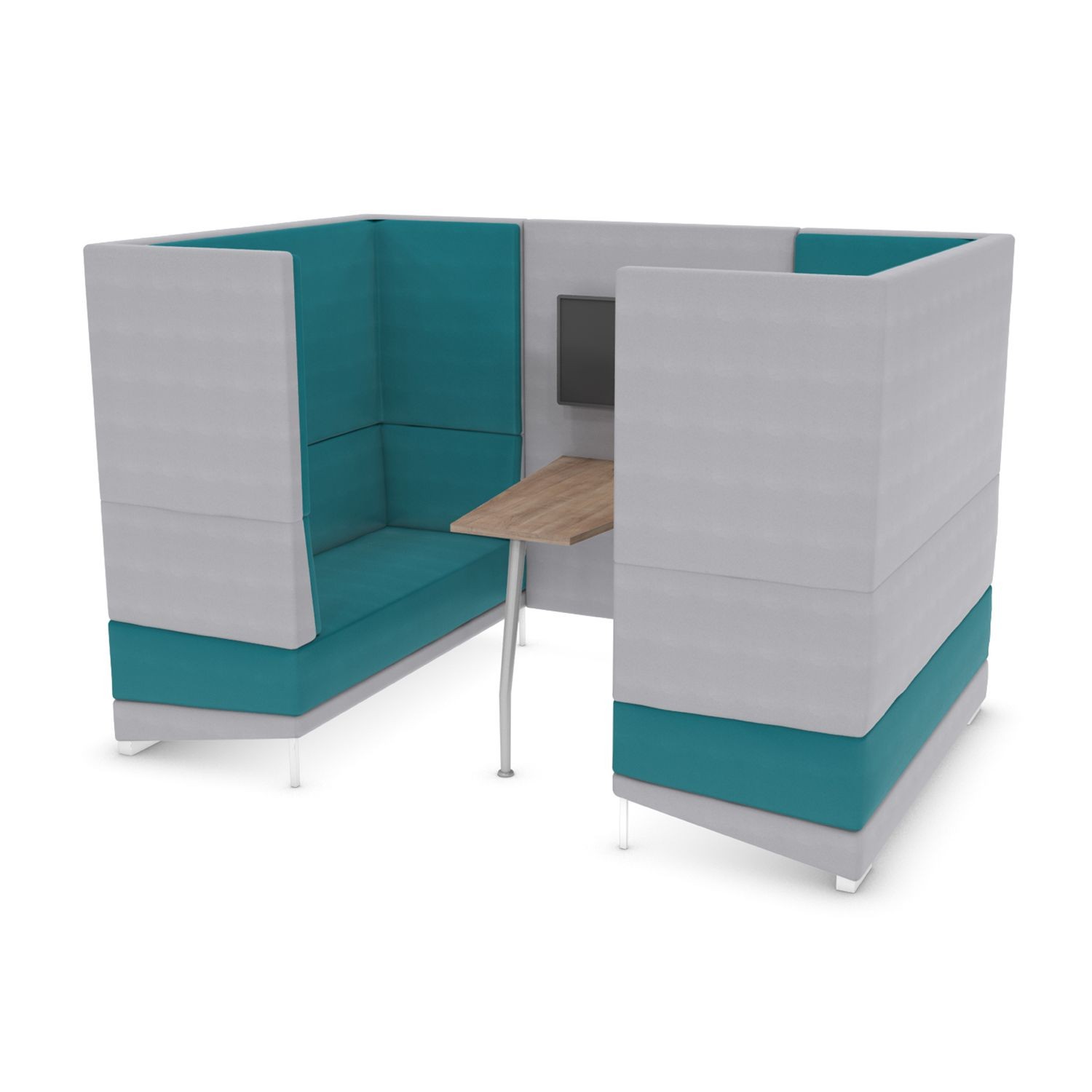 Soft Seating Mount Media Booth