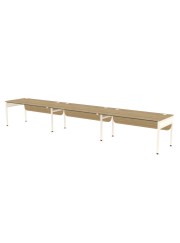 Libra Rectangular Three Desks (Side by Side) Desk