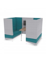 Soft Seating Mount Media Booth