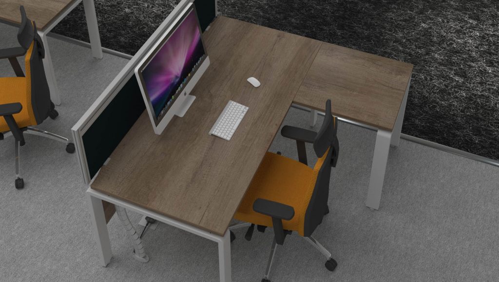 AuraBench Workstation with Return Desk