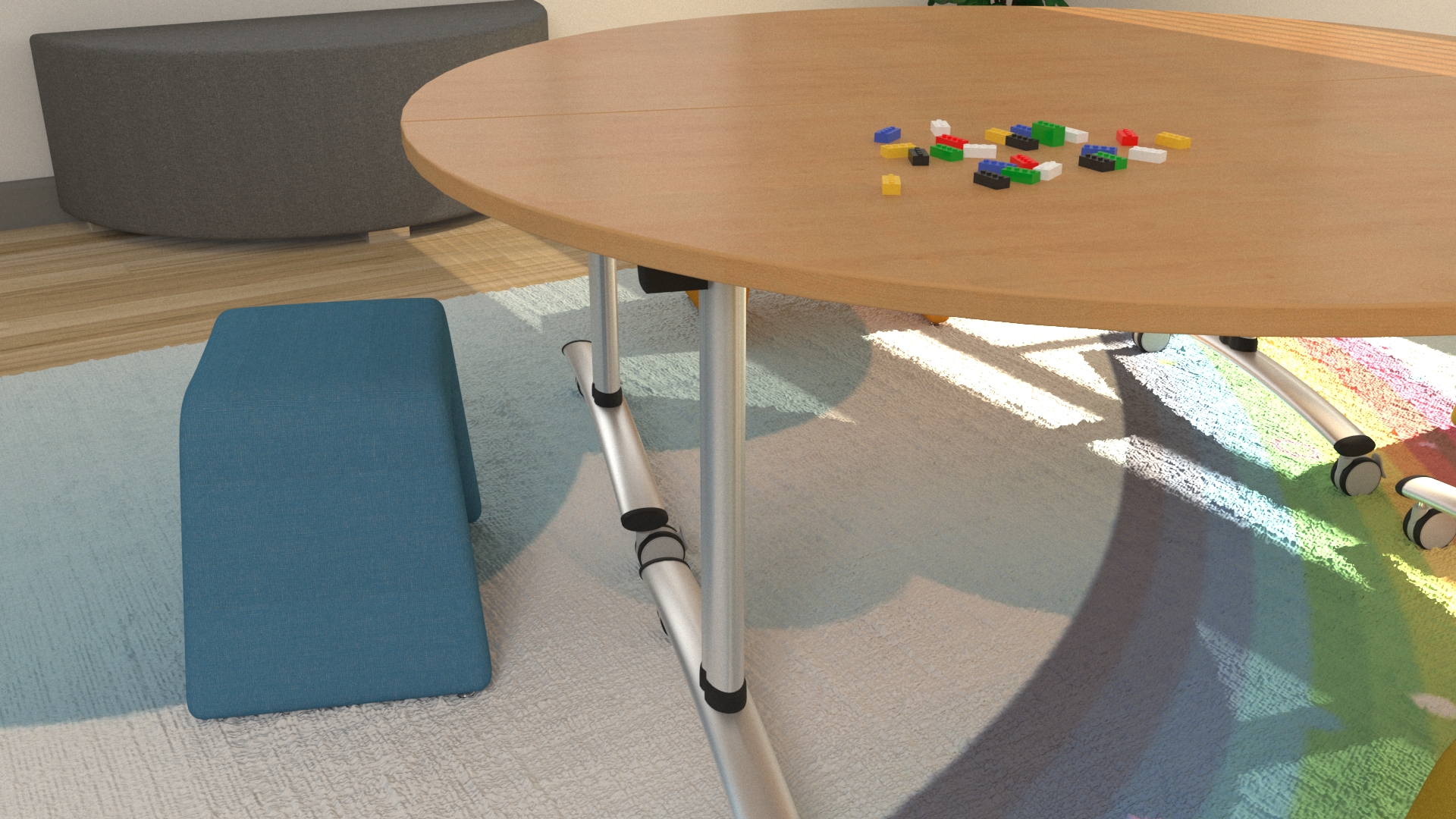 Tilt-Top Table with Heydon Stool